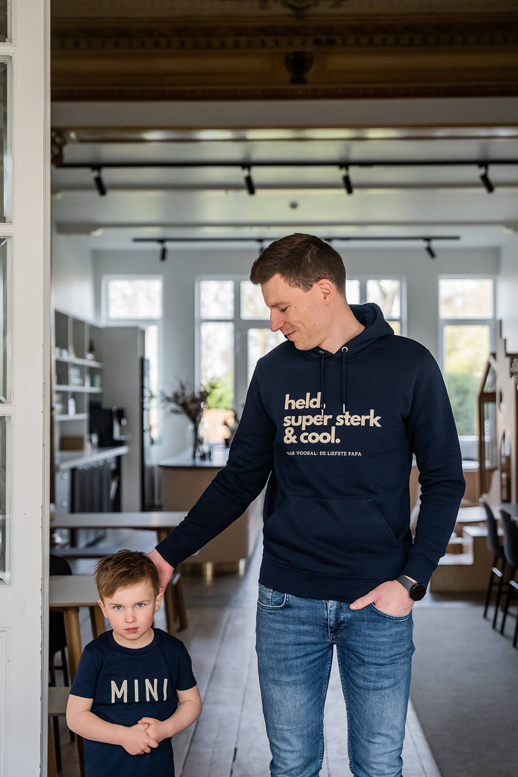 Unieke gepersonaliseerde hoodie - speciaal voor papa (mannen)